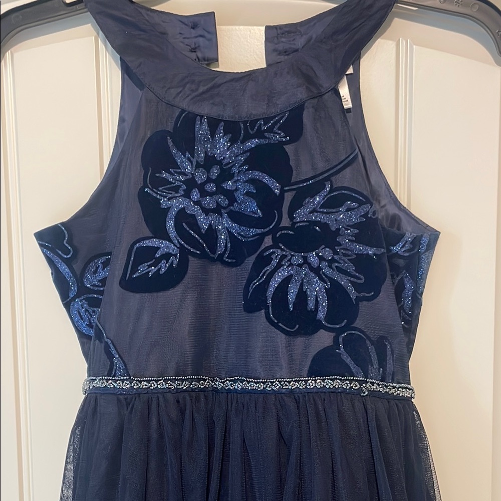 Emily West Blue Halter Sundress for Wedding